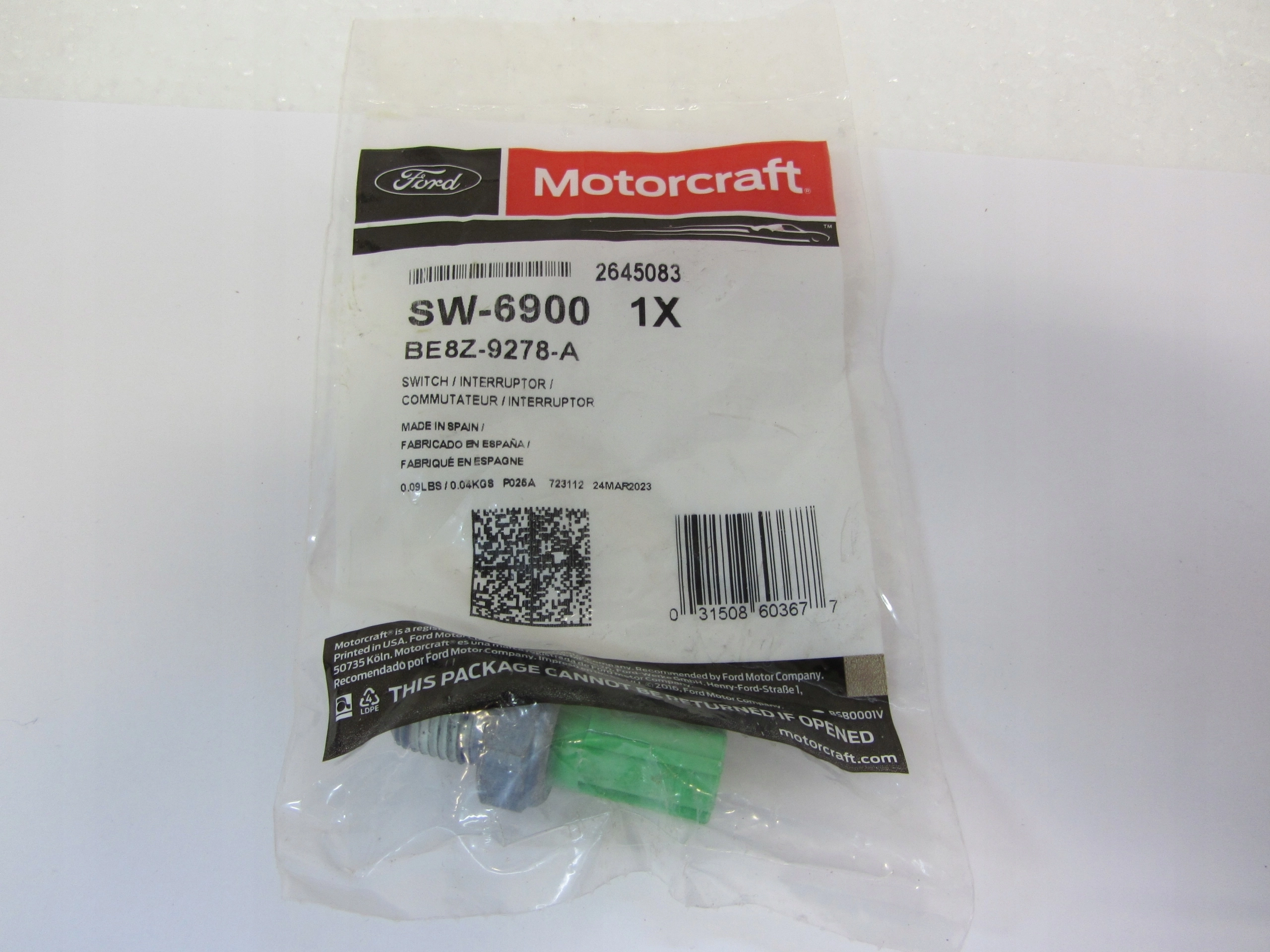 Ford 1.0 Ecoboost Yağ Müşürü ORJİNAL Marka