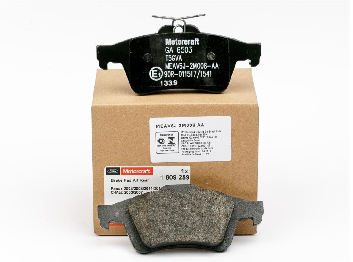 Ford Focus 2006-2017 Arka Fren Balatası Orjinal Motocraft Marka