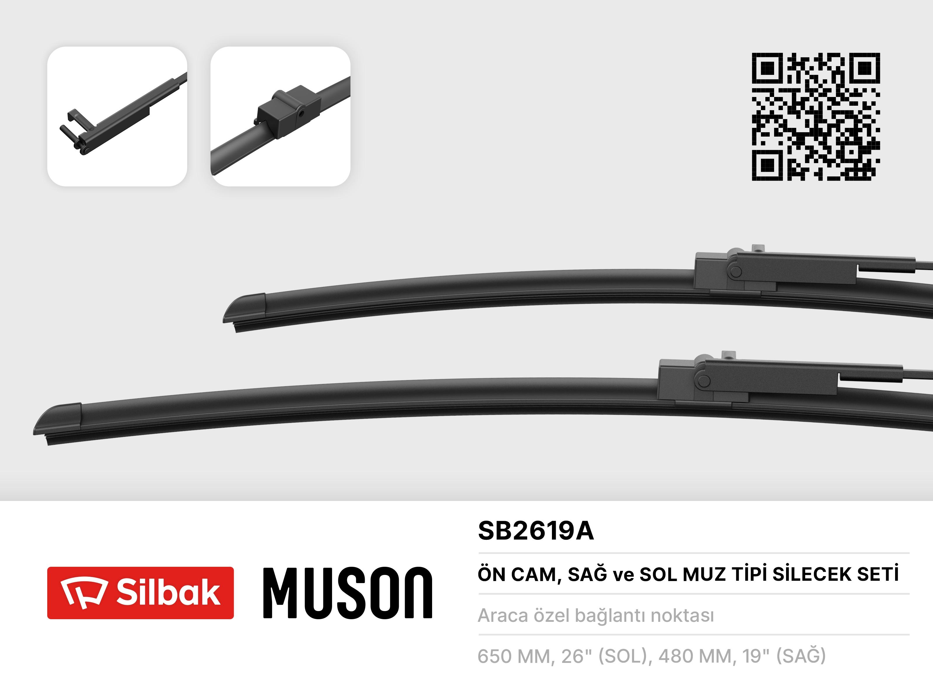 Ford C-Max 2003-2010 Ön Silecek Süpürgesi SİLBAK Marka