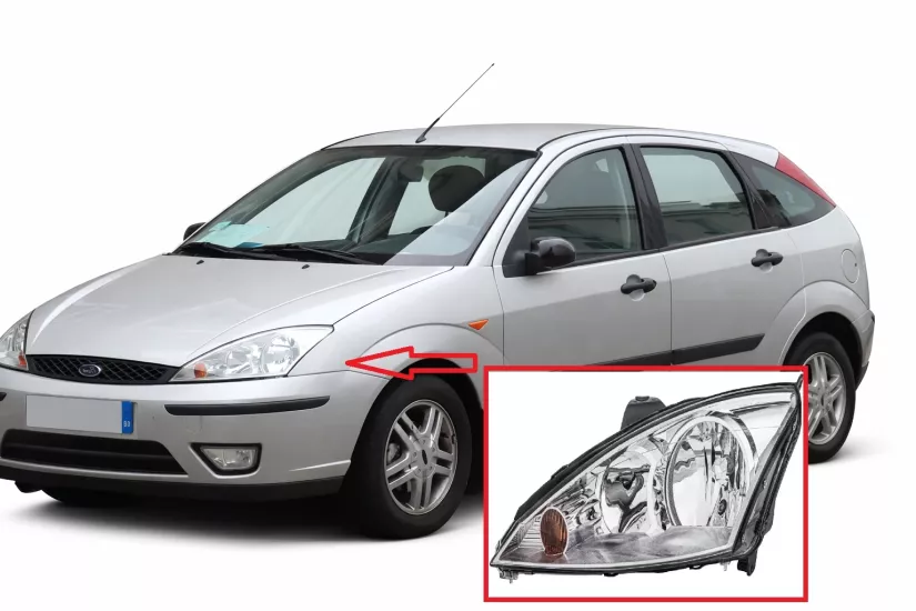 Ford Focus 2001-2005 Ön Far Kompe SOL Depo Marka