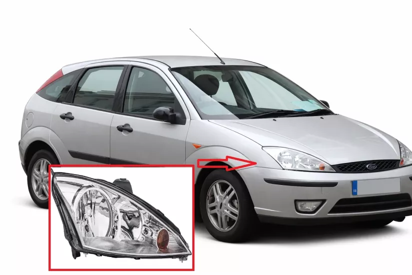 Ford Focus 2001-2005 Ön Far Kompe SAĞ Depo Marka