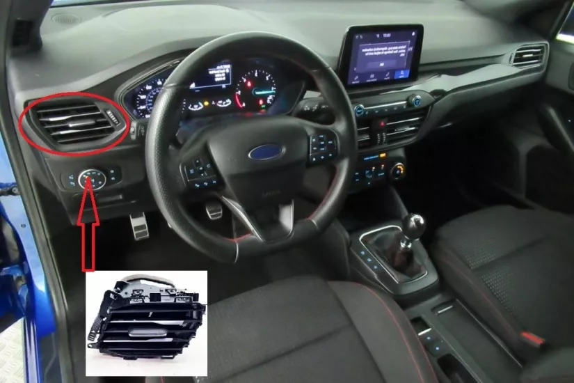 Ford Focus 2018-2025 Kalorifer Izgarası Sol ORJ
