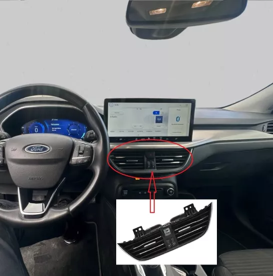 Ford Focus 2018-2025 Kalorifer Izgarası Orta 