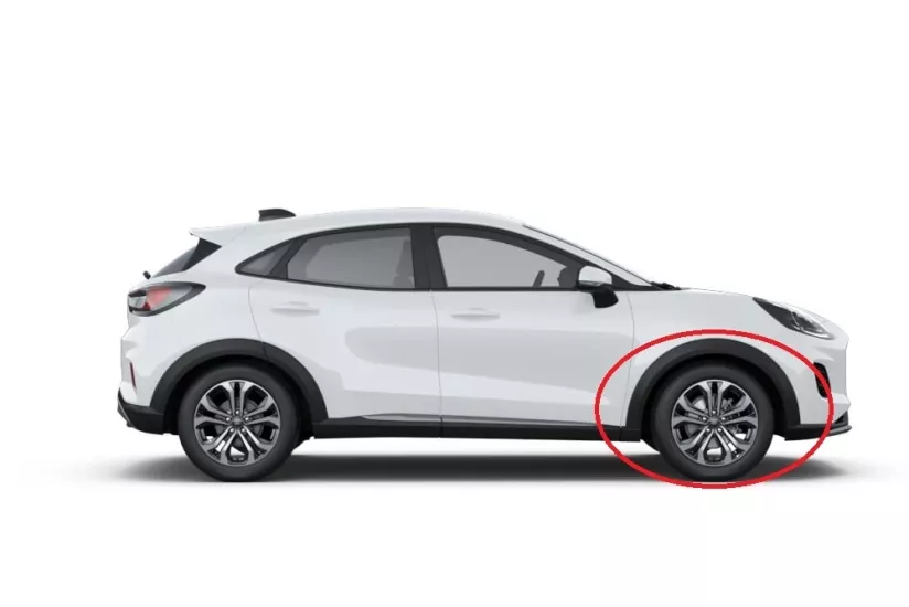 Ford Puma 2020- Ön Çamurluk Ağız Bakalit (Dodik) 