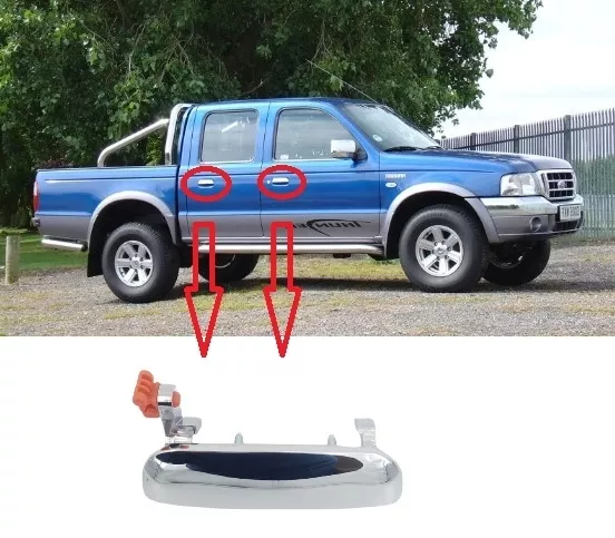 Ford Ranger 1998-2006 Ön ve Arka Sağ Dış Kapı Kolu