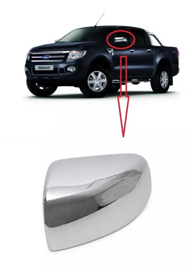 Ford Ranger 2012-2019 Ayna Kapağı  SOL Nikelaj 