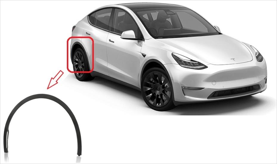 Tesla Model Y 2020-2024 Arka Sağ Çamurluk Bakaliti