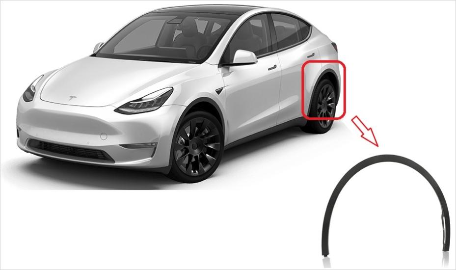 Tesla Model Y 2020-2024 Arka Sol Çamurluk Bakaliti