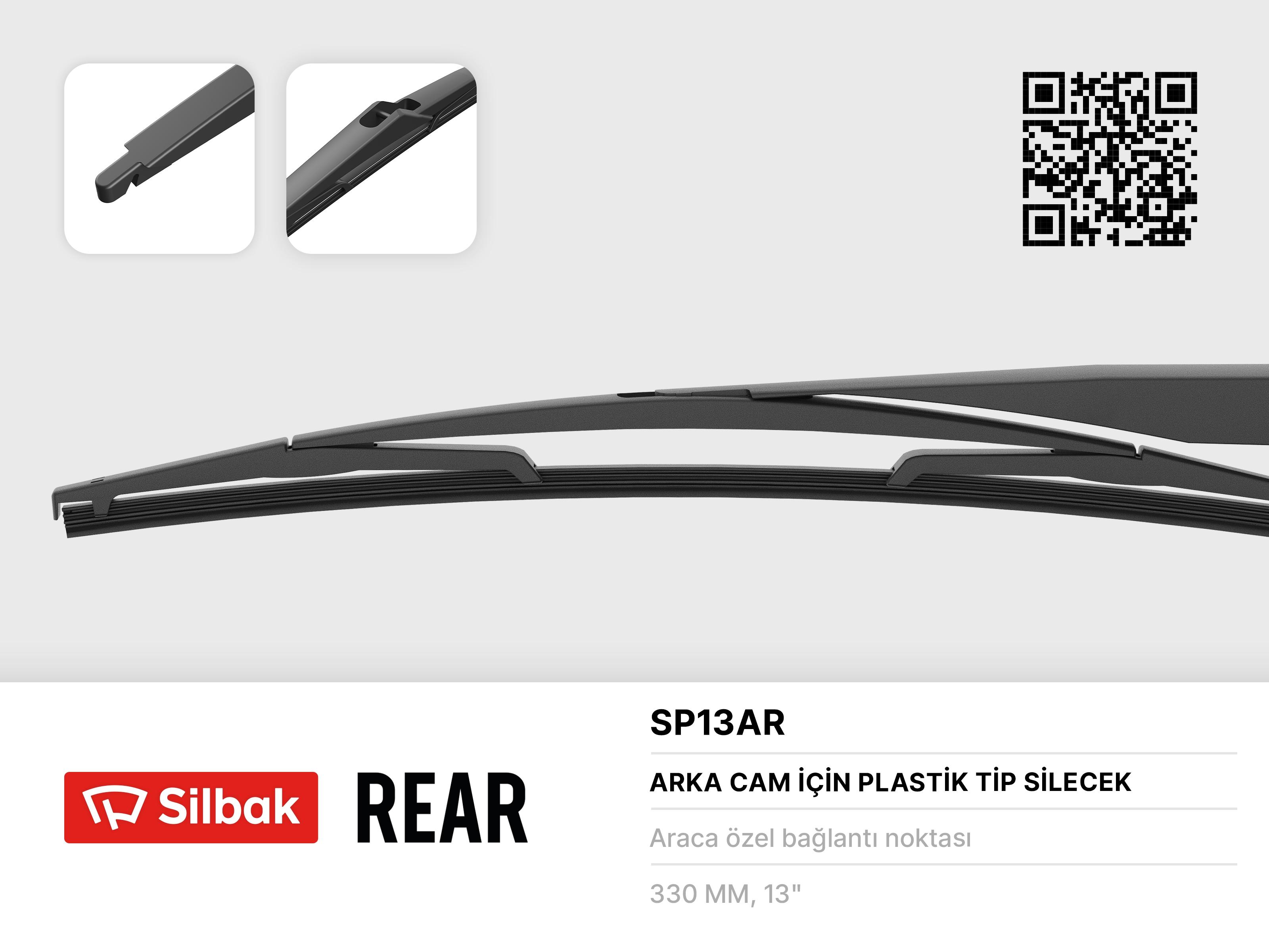 Ford Kuga 2008-2012 Arka Silecek Süpürgesi SİLBAK Marka